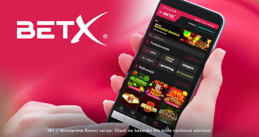 Licencované online casino BetX – přehled her, bonusů a registrace