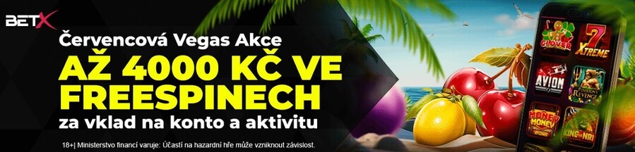 Casino BetX free spiny za 4.000 Kč