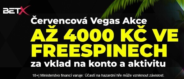 Casino BetX free spiny za 4.000 Kč